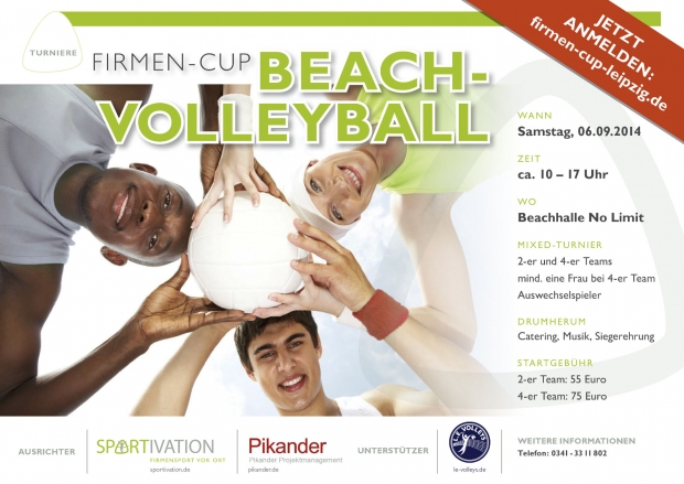 Leipzig: Beachvolleyball-Firmen-Cup 2012